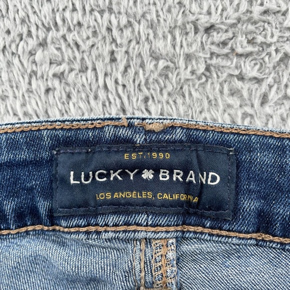 Lucky Brand Jeans Womens 4/27 Blue Citrus Springs Straight Stretch Denim Pants - Picture 9 of 13